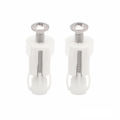 Toilet Seat Fixings Top Fix Universal Pack Well Nut Wc 40mm.